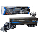 Lean Toys Camion cu telecomandă RC cu lumină albastră 27MHz