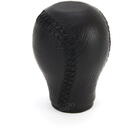 Manetă schimbător de viteze din piele cu filet negru universal amio-01755