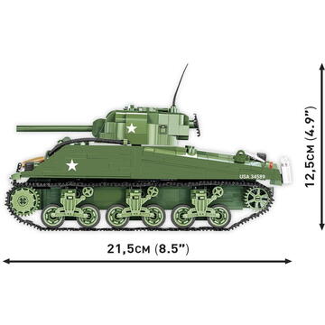 COBI KLOCKI Colecție istorică de cărămizi din al Doilea Război Mondial M4A3, 838 de piese