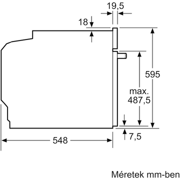 Cuptor Bosch Cuptor incorporabil Seria 8 Electric, 71 l, 14 moduri de gatit, Display tactil TFT, DishAssist, EcoClean Direct, Air Fry, Grill, Convectie 3D, Home Connect, Clasa A+, Negru
