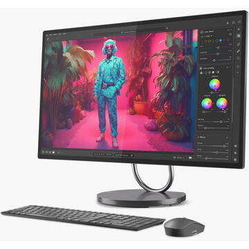 Lenovo Yoga AIO 32ILL10 AIO, Intel Core Ultra 7 256V, 31.5 inch, RAM 16GB, SSD 1TB, Intel Arc Graphics 140V, Windows 11, Negru
