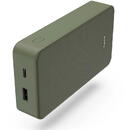 Hama "Colour 20" Power Pack 20000 mAh 2 Outputs: USB-C USB-A Verde