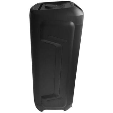Boxa portabila Samus Boxa portabila Putere RMS 280 W / de iesire 370 W / PMPO 2800 W, Afisaj electronic LED, Compatibil MP3, MP4, DVD, TV, PC, Fm radio, Bluetooth 5.0, Egalizator, Negru