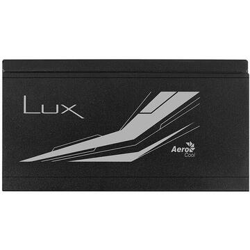 Sursa AeroCool Lux 650M 650W iluminare RGB Negru