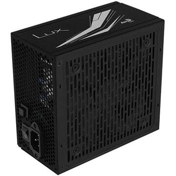 Sursa AeroCool Lux 650M 650W iluminare RGB Negru