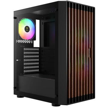 Carcasa Gamdias Mid Tower Fara sursa inclusa Aura GC4 aRGB Negru