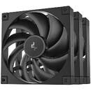 Deepcool DeepCool FD14 140x140x25, case fan (black, pack of 3, 140 mm)