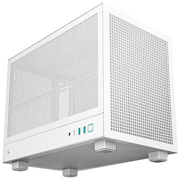 Carcasa Deepcool Mini Tower Fara sursa CH160 Mesh Alb