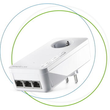 Adaptor PowerLan devolo Magic 2 LAN triple + Single, Powerline