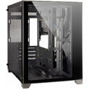 Inter-Tech Mid Tower Fara sursa C-501 Aspect Negru-Argintiu