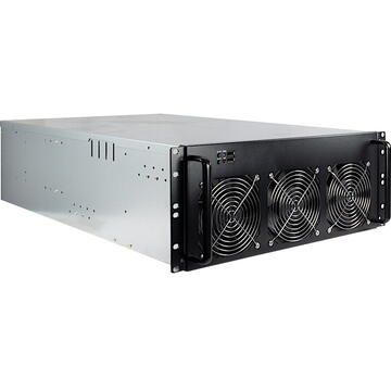 Carcasa Inter-Tech Rackmount 4U IPC 4W40 Mining Negru