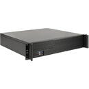 Inter-Tech Rackmount 2U IPC 2U-K-240L Negru