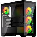 KRUX Mid Tower Fara sursa EXO Negru