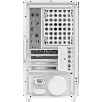 Carcasa Darkflash Mid Tower Fara sursa DB330M Alb