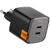 Incarcator de retea SPIGEN ACH05154 GaN 2x USB-C PD 3.0 45W Black