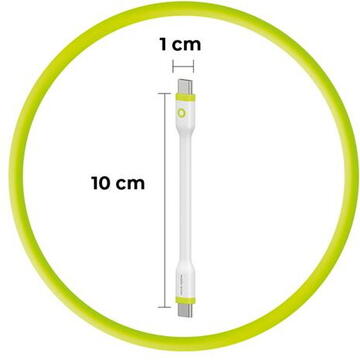 Mobile Origin Compact cable USB-C to USB-C, white