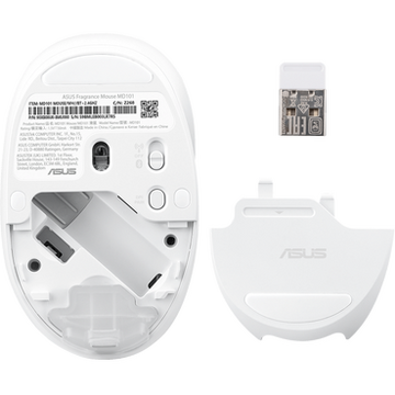 Mouse Asus MD101 Wireless/Bluetooth 2400 DPI Alb