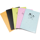 Caiet A4, 60 file, 80gsm, coperta carton 300gsm, design dots - dictando