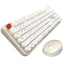 MOFII Wireless keyboard + mouse set MOFII Sweet 2.4G (White-Beige