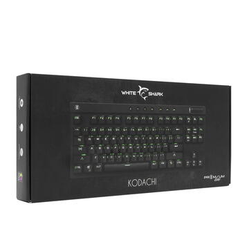 Tastatura EShark ESL-K1 KODACHI, USB, Iluminata, 87 de taste