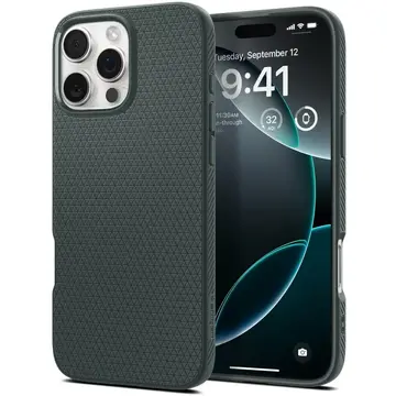 Husa SPIGEN Liquid Air, abyss green - iPhone 16 Pro Max