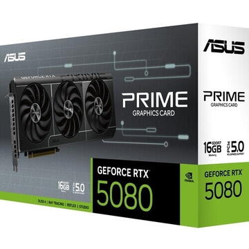 Placa video Asus TUF Gaming GeForce RTX 5080 OC Edition, 16GB GDDR7