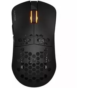 Mouse HATOR Stellar Pro – Mouse wireless, 2.4 GHz, optic 19.000 DPI, 6 butoane + scroll, negru