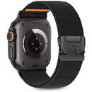 Tech-Protect Nylon Clasp Strap Apple Watch 6 / 7 / 8 / 9 / 10 / SE / Ultra 1 / 2 (44/45/46/49 mm) – Black