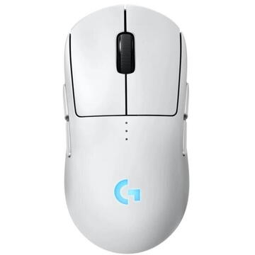 Mouse Logitech Pro X Superlight 2 – Mouse gaming wireless, LIGHTSPEED 2.4 GHz, optic HERO 25K, 25.600 DPI, 5 butoane + scroll, roz