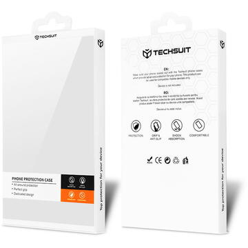 Husa Techsuit SmartMag Book Case, iPhone 12, Albastru