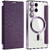 Husa Husa pentru Samsung Galaxy S24 Ultra - Techsuit SmartMag Book Case - Purple