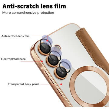 Husa Husa pentru Samsung Galaxy A35 5G - Techsuit SmartMag Book Case - Brown