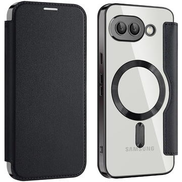 Husa Husa pentru Google Pixel 9a - Techsuit SmartMag Book Case - Black