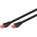 Goobay goobay CAT.6 outdoor patch cable U/UTP (black, 30 meters)
