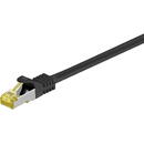 Goobay Goobay patch cable RJ-45 SFTP, with Cat 7 raw cable (black, 10 meters, 500 MHz)