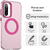 Husa Husa pentru Samsung Galaxy A56 5G - Techsuit CandyCase MagSafe - Pink