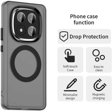 Husa Husa pentru Xiaomi Redmi Note 14 Pro+ 5G - Techsuit CandyCase MagSafe - Black