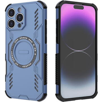 Husa Husa pentru iPhone 16 Pro Max - Techsuit ArmorMag Case - Blue