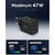 Incarcator de retea SPIGEN ACH09457 EE472EU GaN 2x USB-C Wall Charger 47W Negru