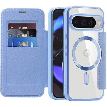 Husa Husa pentru Google Pixel 10 / 10 Pro - Techsuit SmartMag Book Case - Light Blue