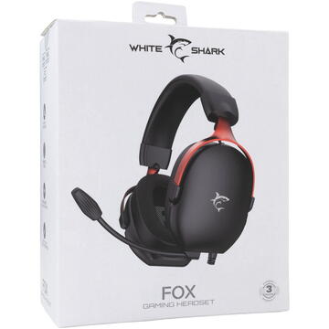 Casti White Shark GH-2445 Fox, Headset, Wired, Negru