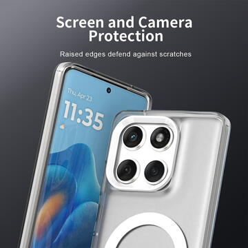 Husa Husa pentru Motorola Edge 60 / Edge 60 Fusion - Techsuit CandyCase MagSafe - White