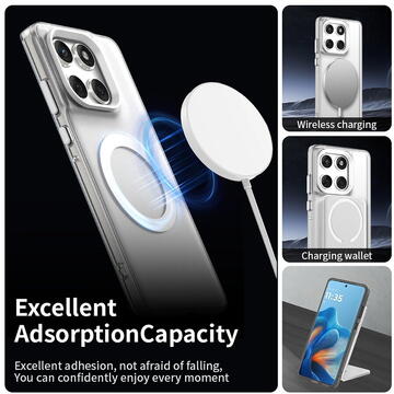 Husa Husa pentru Motorola Edge 60 / Edge 60 Fusion - Techsuit CandyCase MagSafe - White