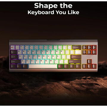 Tastatura Tastatura cu Lumini RGB 1.2m, 350mA pentru Gaming - Havit (KB896L) - Pink