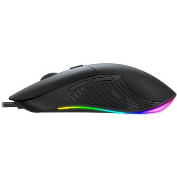 Mouse Mouse cu Fir pentru Jocuri Video, 2400DPI, 5V - Havit (MS1020WB) - Black