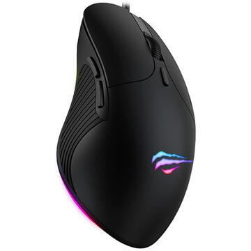 Mouse Mouse cu Fir pentru Jocuri Video, 2400DPI, 5V - Havit (MS1020WB) - Black