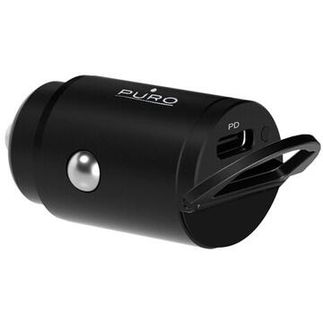 Puro Elektrik PUFCMCHUSBC20WBLK 1xUSB-C PD 20W Negru