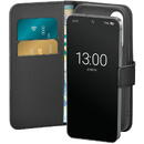 Puro Booklet Case with Flip and Wallet for Samsung Galaxy S25+ - Black