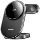 Joyroom JR-W17 Qi 3-in-1 Wireless Inductive Charger - Black