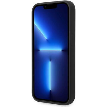 Husa Guess GUHCP14LSLTGK iPhone 14 Pro 6.1&quot; black/black hardcase Silicone Triangle